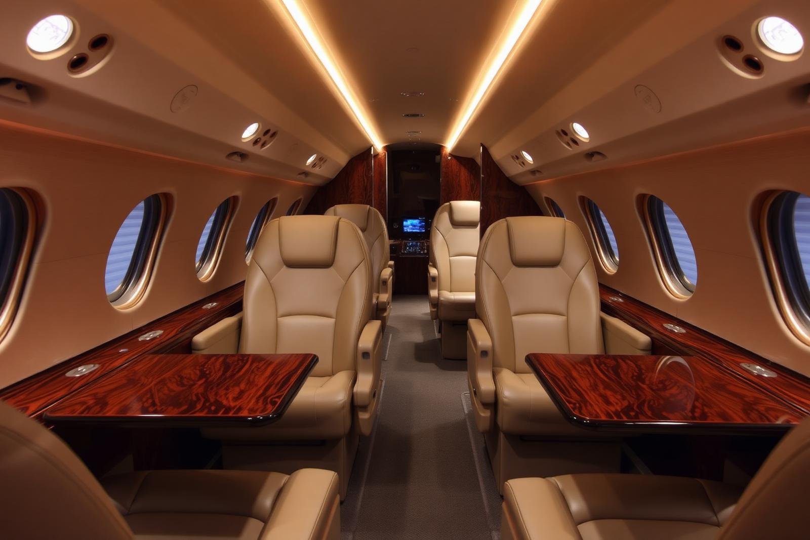 Executive cabin interior